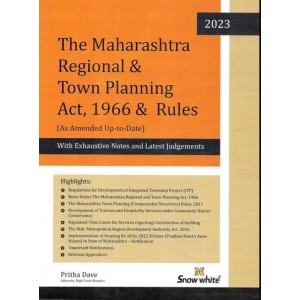Snow White's Maharashtra Regional and Town Planning (MRTP) Act, 1966 by Adv. Pritha Dave